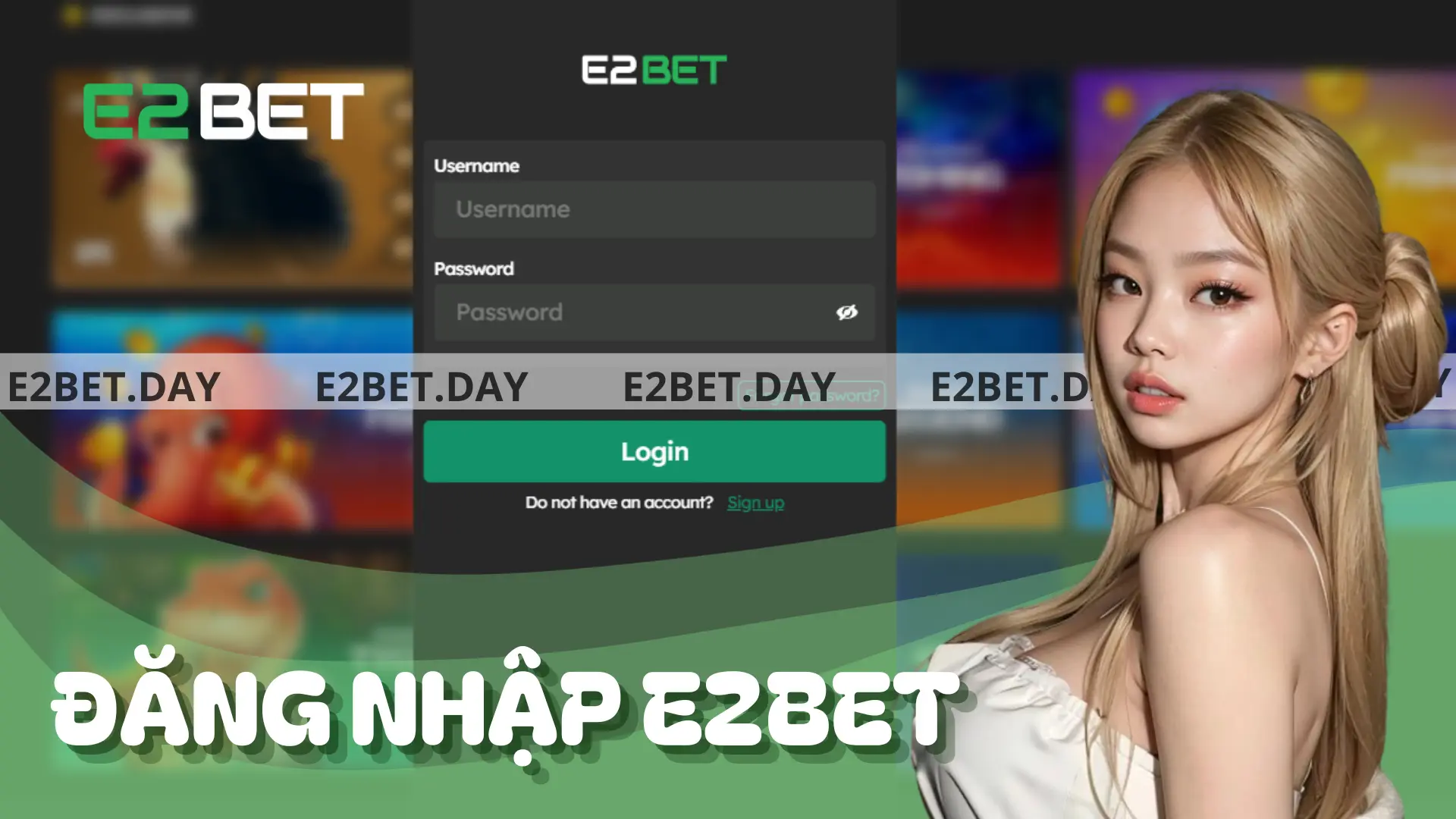 đăng nhập E2BET